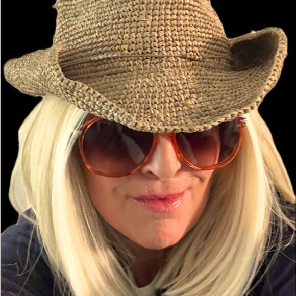 Athleta Straw Raffia Straw Cowboy Hat - Picture 4 of 15